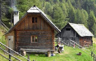 Holzhütte in totaler Alleinlage auf 1620 m 