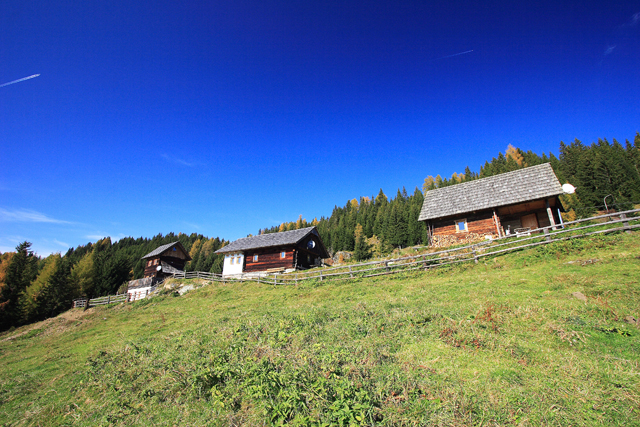 Holzhauer-Hütte, Bartlberg-Hütte und Frauenbergalm