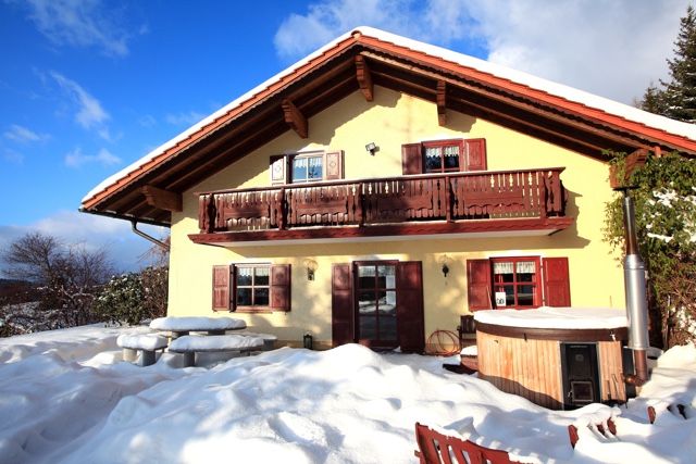 Ferienhaus am Hochwald im Winter